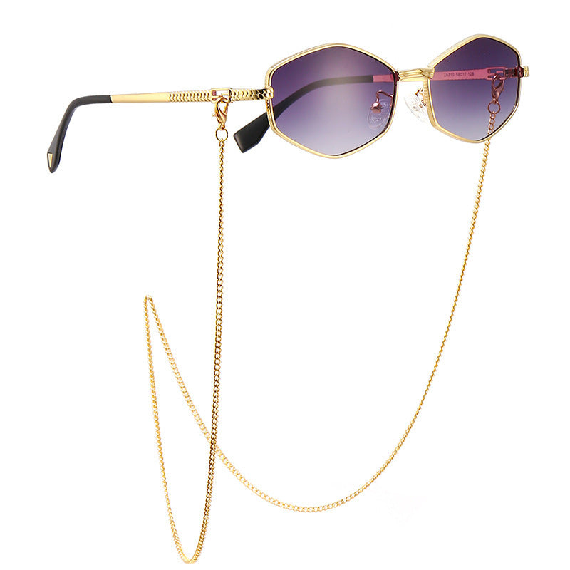 Modern Retro Star Chain Sunglasses