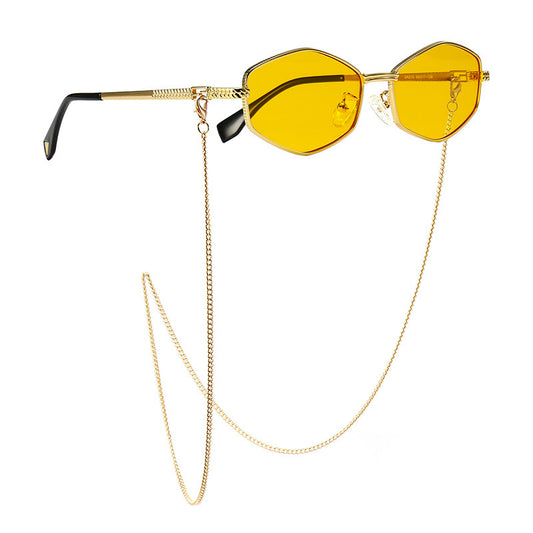 Modern Retro Star Chain Sunglasses