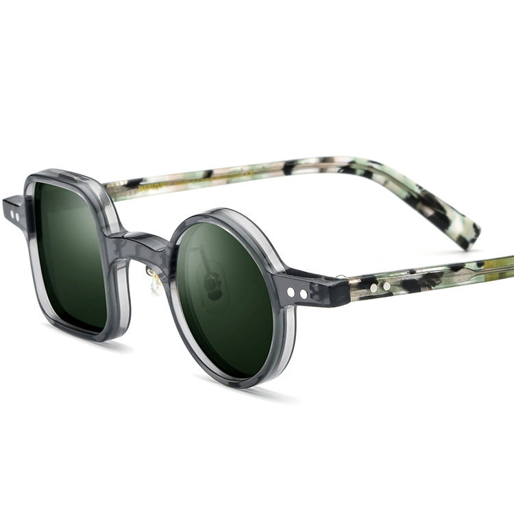 High-Quality Fun Square Circle Polarized Sunglasses