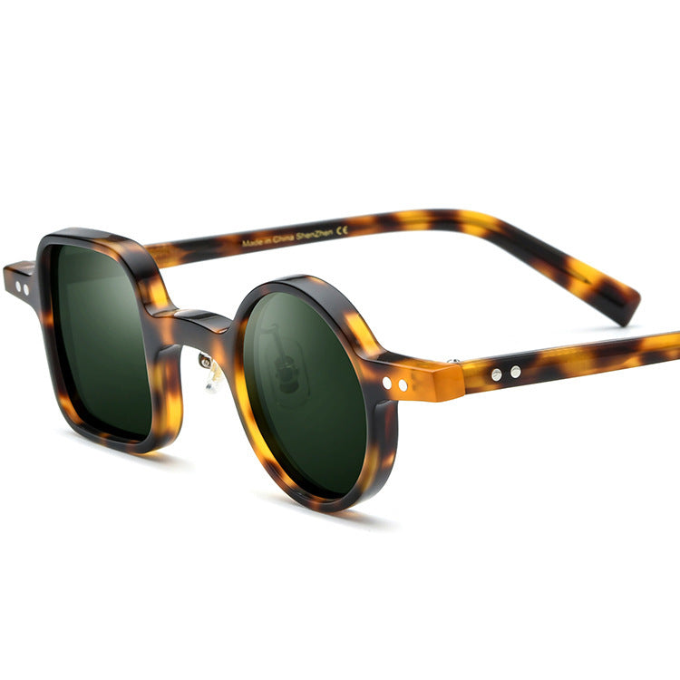 High-Quality Fun Square Circle Polarized Sunglasses