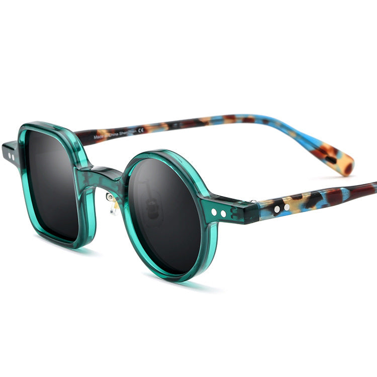 High-Quality Fun Square Circle Polarized Sunglasses